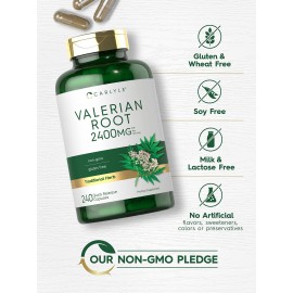 Carlyle Valerian Root Capsules 2400mg | 240 Count | Herb Extract Supplement | Non-GMO, Gluten Free Carlyle Valerian Root Capsules 2400mg | 240 Count | Herb Extract Supplement | Non-GMO, Gluten Free