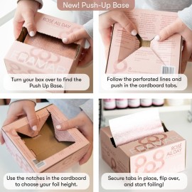 Framar Ros Hair Foils For Highlighting - Pop Up Hair Foil, Highlight Foils For Hair, Aluminum Foil Sheets, Salon Foils For Hair Stylist, Hair Dye Supplies, Non Slip 500 Pop Up Foil Sheets