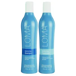Loma Hair Care Moisturizing Shampoo & Treatment Duo, 12 Fl Oz each