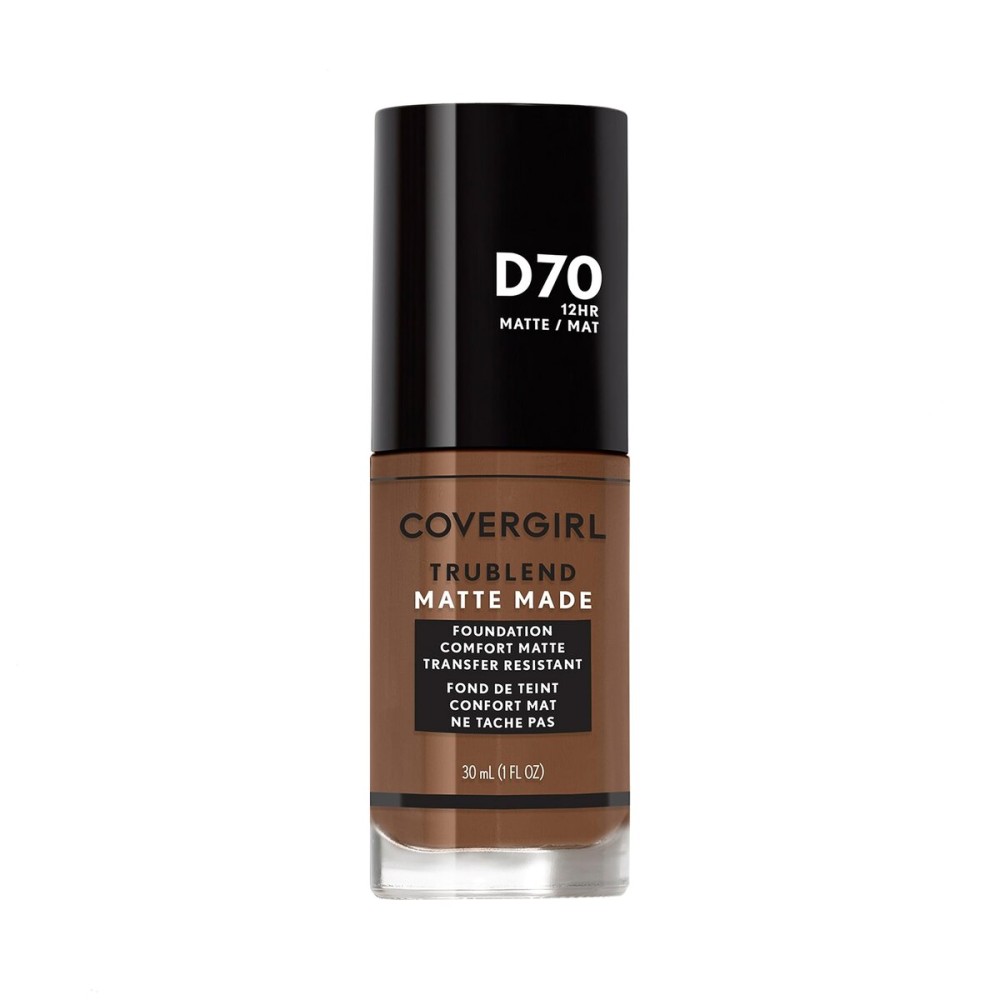 COVERGIRL TruBlend Matte Made Liquid Foundation, Cappuccino , 1 Fl Oz (Pack of 1)