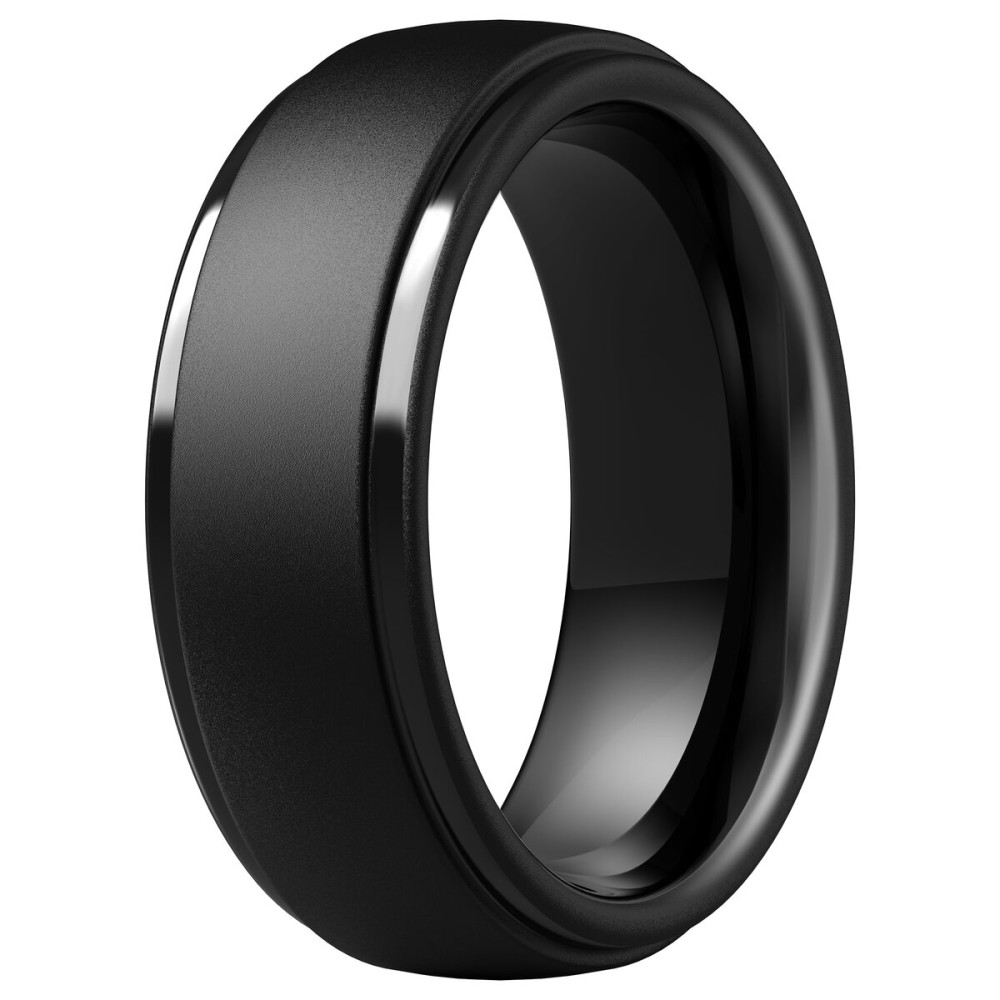 ThunderFit Silicone Mens Wedding Rings, 10mm Wide 2.5mm Thick Rubber Wedding Bands-Variety Multipack 1-7 ThunderFit Silicone Mens Wedding Rings, 10mm Wide 2.5mm Thick Rubber Wedding Bands-Variety Multipack 1-7