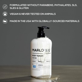 MARLOWE. No. 103 Body Wash 16 oz Pump, Original, Energizing & Refreshing Shower Gel with Willow Bark & Green Tea Extracts, Cleanses, Moisturizes, Smooths & Nourishes, Fresh Pine & Agarwood Scent MARLOWE. No. 103 Body Wash 16 oz Pump, Original, Energizing & Refreshing Shower Gel with Willow Bark & Green Tea Extracts, Cleanses, Moisturizes, Smooths & Nourishes, Fresh Pine & Agarwood Scent