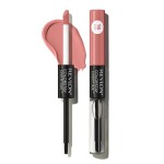 Revlon Liquid Lipstick with Clear Lip Gloss, ColorStay Overtime Lipcolor, Dual Ended with Vitamin E, 510 Boundless Nude, 0.07 Fl Oz