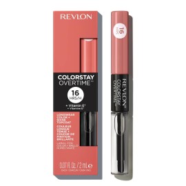 Revlon Liquid Lipstick with Clear Lip Gloss, ColorStay Overtime Lipcolor, Dual Ended with Vitamin E, 510 Boundless Nude, 0.07 Fl Oz Revlon Liquid Lipstick with Clear Lip Gloss, ColorStay Overtime Lipcolor, Dual Ended with Vitamin E, 510 Boundless Nude, 0.07 Fl Oz