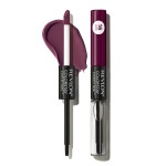 Revlon Liquid Lipstick with Clear Lip Gloss, ColorStay Overtime Lipcolor, Dual Ended with Vitamin E, 500 Limitless Black Cherry, 0.07 Fl Oz