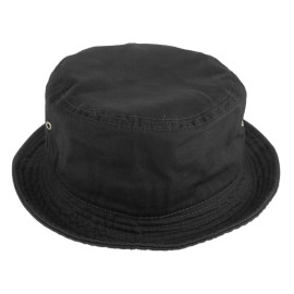 Gelante Solid Color 100% Cotton Bucket Hat for Women and Men Packable Travel Summer Beach Hat 1900-Black-L/XL Gelante Solid Color 100% Cotton Bucket Hat for Women and Men Packable Travel Summer Beach Hat 1900-Black-L/XL