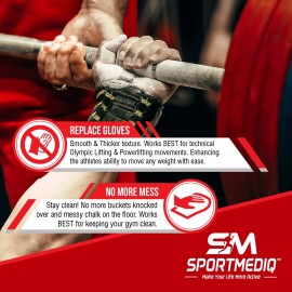 Sportmediq Pro Grade Liquid Chalk - Mess Free Professional Hand Grip for Gym, Weightlifting, Rock Climbing, Gymnastics, Rock Climbing - Dries in Seconds - 8.5 Oz Sportmediq Pro Grade Liquid Chalk - Mess Free Professional Hand Grip for Gym, Weightlifting, Rock Climbing, Gymnastics, Rock Climbing - Dries in Seconds - 8.5 Oz