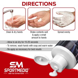 Sportmediq Pro Grade Liquid Chalk - Mess Free Professional Hand Grip for Gym, Weightlifting, Rock Climbing, Gymnastics, Rock Climbing - Dries in Seconds - 8.5 Oz Sportmediq Pro Grade Liquid Chalk - Mess Free Professional Hand Grip for Gym, Weightlifting, Rock Climbing, Gymnastics, Rock Climbing - Dries in Seconds - 8.5 Oz