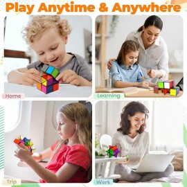 Star Cube Magic Cube Set, 2 in 1 Yoshimoto Cube for Kids and Adults, Toy for Boys and Girls Ages 8-12 Star Cube Magic Cube Set, 2 in 1 Yoshimoto Cube for Kids and Adults, Toy for Boys and Girls Ages 8-12