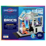 Snap Circuits BRIC: Structures | Brick & Electronics Exploration Kit | Over 20 Stem & Brick Projects | Full Color Project Manual | 20 Parts | 75 BRIC-2-Snap Adapters | 140+ BRICs