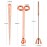 Calary 3 in 1 Candle Care Kit - Wick Trimmer, Snuffer & Dipper Set (Rose Gold)