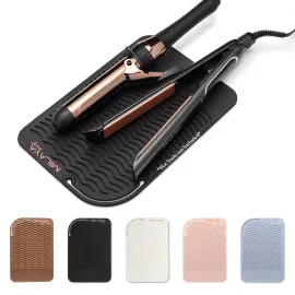 Heat Resistant Mat - Curling Iron Holder - Silicone Heat Resistant Mat - Makeup Mat - Hot Tools Mat - Hot Tools Flat Iron Holder