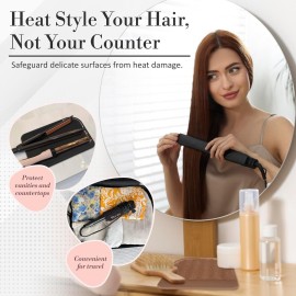 Heat Resistant Mat - Curling Iron Holder - Silicone Heat Resistant Mat - Makeup Mat - Hot Tools Mat - Hot Tools Flat Iron Holder