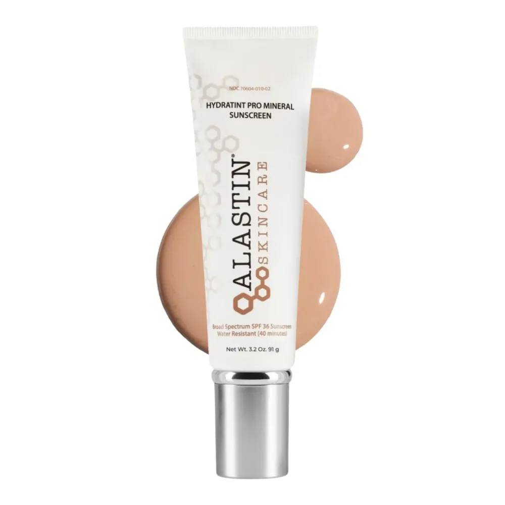 ALASTIN Skincare HydraTint Pro Mineral Sunscreen SPF 36 (3.2 oz) | 2-in-1 Tinted Daily Sunblock | Fragrance-Free, Water Resistant ALASTIN Skincare HydraTint Pro Mineral Sunscreen SPF 36 (3.2 oz) | 2-in-1 Tinted Daily Sunblock | Fragrance-Free, Water Resistant