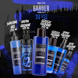 Marmara Barber Eau De Cologne No 2 250ml (Blue) Marmara Barber Eau De Cologne No 2 250ml (Blue)
