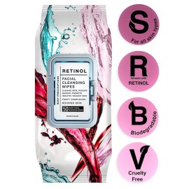 Body Prescription Makeup Cleansing Wipes - Gentle and Effective Face Wipes, 50 Count (Pack of 2), Retinol Body Prescription Makeup Cleansing Wipes - Gentle and Effective Face Wipes, 50 Count (Pack of 2), Retinol