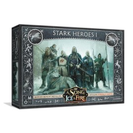CMON A Song of Ice and Fire Tabletop Miniatures Game Stark Heroes I Set - Legendary Characters of House Stark! Strategy Game for Adults, Ages 14+, 2+ Players, 45-60 Minute Playtime, Made by CMON CMON A Song of Ice and Fire Tabletop Miniatures Game Stark Heroes I Set - Legendary Characters of House Stark! Strategy Game for Adults, Ages 14+, 2+ Players, 45-60 Minute Playtime, Made by CMON