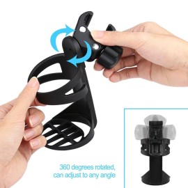 Accmor Stroller Cup Holder, Universal Cup Holder for Uppababy Nuna Doona Strollers, 360 Rotatable Large Caliber Drinks Holder for Stroller, Bike, Wheelchair, Walker, Scooter Accmor Stroller Cup Holder, Universal Cup Holder for Uppababy Nuna Doona Strollers, 360 Rotatable Large Caliber Drinks Holder for Stroller, Bike, Wheelchair, Walker, Scooter