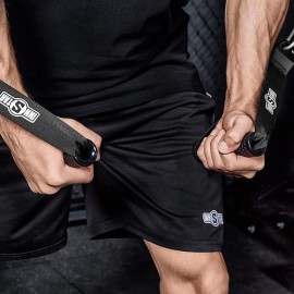 INNSTAR Upgraded Heavy Duty Exercise Handles, Cable Machine Attachments Resistance Bands With Solid ABS Core Grips, Fitness Strap Stirrup Cable Attachment (Set of 2)