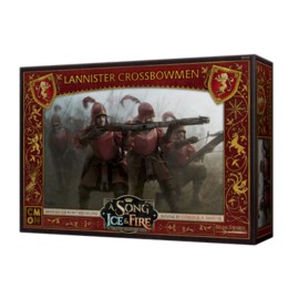 A Song of Ice and Fire Tabletop Miniatures Game Lannister Crossbowmen Unit Box (Multilingual Edition) - Strategy Game for Adults, Ages 14+, 2+ Players, 45-60 Minute Playtime, Made by CMON A Song of Ice and Fire Tabletop Miniatures Game Lannister Crossbowmen Unit Box (Multilingual Edition) - Strategy Game for Adults, Ages 14+, 2+ Players, 45-60 Minute Playtime, Made by CMON