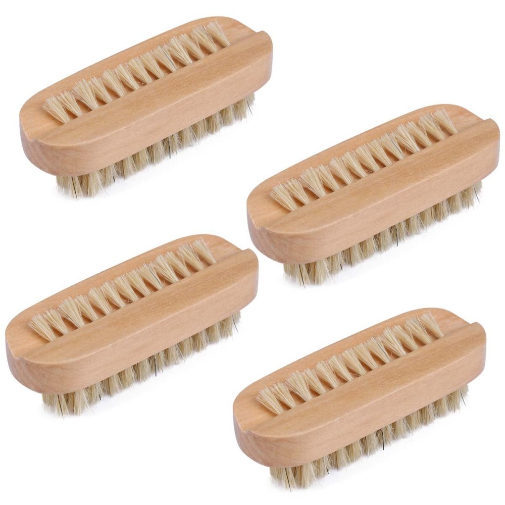 Tbestmax Cleaning Nail Fingernail Brush Wood 2 Side for Manicure Pedicure Women Kids 4 Pack Tbestmax Cleaning Nail Fingernail Brush Wood 2 Side for Manicure Pedicure Women Kids 4 Pack