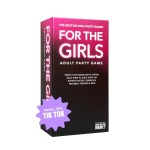 For The Girls Card Game by Relatable, The Viral Girls Night Adult Party Game, Great for Bachelorette Party Games, Girls Weekends and Fun Girls Trips, Includes a die, and 400 Cards Across 5 Categories