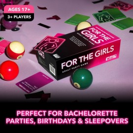 For The Girls Card Game by Relatable, The Viral Girls Night Adult Party Game, Great for Bachelorette Party Games, Girls Weekends and Fun Girls Trips, Includes a die, and 400 Cards Across 5 Categories For The Girls Card Game by Relatable, The Viral Girls Night Adult Party Game, Great for Bachelorette Party Games, Girls Weekends and Fun Girls Trips, Includes a die, and 400 Cards Across 5 Categories