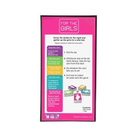 For The Girls Card Game by Relatable, The Viral Girls Night Adult Party Game, Great for Bachelorette Party Games, Girls Weekends and Fun Girls Trips, Includes a die, and 400 Cards Across 5 Categories For The Girls Card Game by Relatable, The Viral Girls Night Adult Party Game, Great for Bachelorette Party Games, Girls Weekends and Fun Girls Trips, Includes a die, and 400 Cards Across 5 Categories