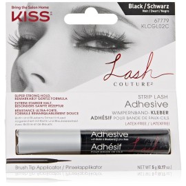 KISS Lash Couture, Lash Glue, Super Strong Strip Lash Adhesive, Black, Includes Lash Adhesive, Long Lasting Wear, Can Be Used with Strip Lashes and Lash Clusters KISS Lash Couture, Lash Glue, Super Strong Strip Lash Adhesive, Black, Includes Lash Adhesive, Long Lasting Wear, Can Be Used with Strip Lashes and Lash Clusters