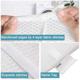 Polecasa Heavy Duty Diamond Mesh Laundry Bags with Drawstring Closure and ID Tag, Large Durable Laundry Hamper Liner, Washable Laundry Bag for Travel, Sports, Dorms (24x 36| 1 Pack) - White Polecasa Heavy Duty Diamond Mesh Laundry Bags with Drawstring Closure and ID Tag, Large Durable Laundry Hamper Liner, Washable Laundry Bag for Travel, Sports, Dorms (24x 36| 1 Pack) - White