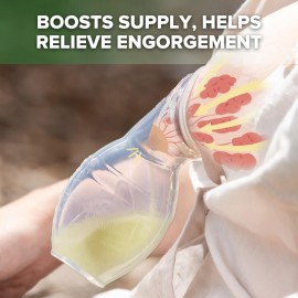 haakaa Manual Breast Pump for Breastfeeding, Silicone, Clear 4oz/100ml haakaa Manual Breast Pump for Breastfeeding, Silicone, Clear 4oz/100ml