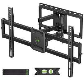 USX Mount Full Motion TV Wall Mount for Most 42-86 inch Flat Screen/LED/4K, TV Mount Bracket Dual Swivel Articulating Tilt 6 Arms, Fits 8 12 16 Wood Studs,Max VESA 600x400mm, Holds up to 132lbs USX Mount Full Motion TV Wall Mount for Most 42-86 inch Flat Screen/LED/4K, TV Mount Bracket Dual Swivel Articulating Tilt 6 Arms, Fits 8 12 16 Wood Studs,Max VESA 600x400mm, Holds up to 132lbs
