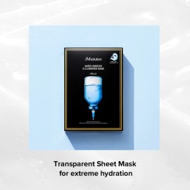 JMsolution Water Luminous S.O.S Ringer Mask Black - Korean Skin care-Rich Hydrated Smooth Moisture -10 sheets for All Skin type