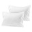 Travel Pillowcase 12x16 500 Thread Count Egyptian Cotton Set of 2 Toddler Pillowcase Zipper Closer 100% Egyptian Cotton (Toddler Travel 12x16 Zipper, White Solid)