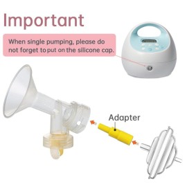 PumpMom Backflow Adapter for Spectra S1, Spectra S2 Pump to Use Most Medela Flanges and Bottles; Connects Between Medela Breastshield and Spectra Backflow Protector (Pumpmom Flange Adapter) PumpMom Backflow Adapter for Spectra S1, Spectra S2 Pump to Use Most Medela Flanges and Bottles; Connects Between Medela Breastshield and Spectra Backflow Protector (Pumpmom Flange Adapter)