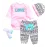 Reborn Dolls Baby Clothes Pink Outfits for 20- 22 Reborn Doll Girl Baby Clothing Baby Sets
