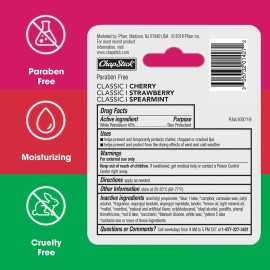 ChapStick Lip Care Set, Classic Collection 3-Pack - Spearmint, Cherry, and Strawberry Lip Balm, 0.15 Ea ChapStick Lip Care Set, Classic Collection 3-Pack - Spearmint, Cherry, and Strawberry Lip Balm, 0.15 Ea