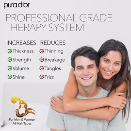 PURA D\'OR Professional Grade Clinically Formulated Biotin Shampoo & Conditioner For Hair Thinning - 2X Concentrated Proprietary Herbal Blend Thickening Products For Women & Men, Sulfate Free, 16oz x2 PURA D\'OR Professional Grade Clinically Formulated Biotin Shampoo & Conditioner For Hair Thinning - 2X Concentrated Proprietary Herbal Blend Thickening Products For Women & Men, Sulfate Free, 16oz x2