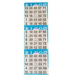 American Games Bingo Paper Game Cards - 3 Card - 10 Bingo Sheets - 100 Books - 10 Colors, Made in USA American Games Bingo Paper Game Cards - 3 Card - 10 Bingo Sheets - 100 Books - 10 Colors, Made in USA