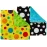 S&T INC. Crinkle Squares Baby Toys, 6 Inch x 6 Inch, Dots, 2 Pack