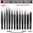 Antonki 12 Pack Precision Tweezers Set, Point and Slant Metal Tweezer Kits for Craft, Soldering, Jewelry, Ingrown Hair, Eyelash Extension, Eyebrow - with Case