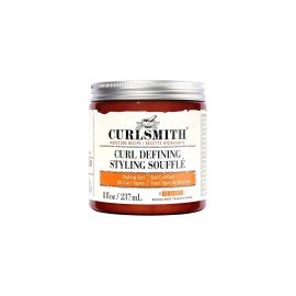 CURLSMITH - Curl Defining Styling Souffl - Vegan Medium Hold Styling Gel for Wavy, Curly and Coily Hair (8oz)