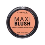 Rimmel London Maxi - 004 Sweet Cheeks - Blush Powder, Lightweight, Highly Pigmented, Blendable, 0.31oz