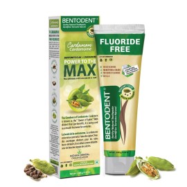 BENTODENT Fluoride Free Remineralizing Calcium Bentonite Clay Toothpaste - Cardamom Flavor Natural Toothpaste, Mint-Free, 3.52 oz - Mineral Tooth Paste Ideal for Sensitive Teeth & Whitening BENTODENT Fluoride Free Remineralizing Calcium Bentonite Clay Toothpaste - Cardamom Flavor Natural Toothpaste, Mint-Free, 3.52 oz - Mineral Tooth Paste Ideal for Sensitive Teeth & Whitening