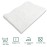 MONOBLANKS Baby Quilt Personlized Monogram Lightweight Embossed Scalloped Throw Blanket Four Seasons (White)