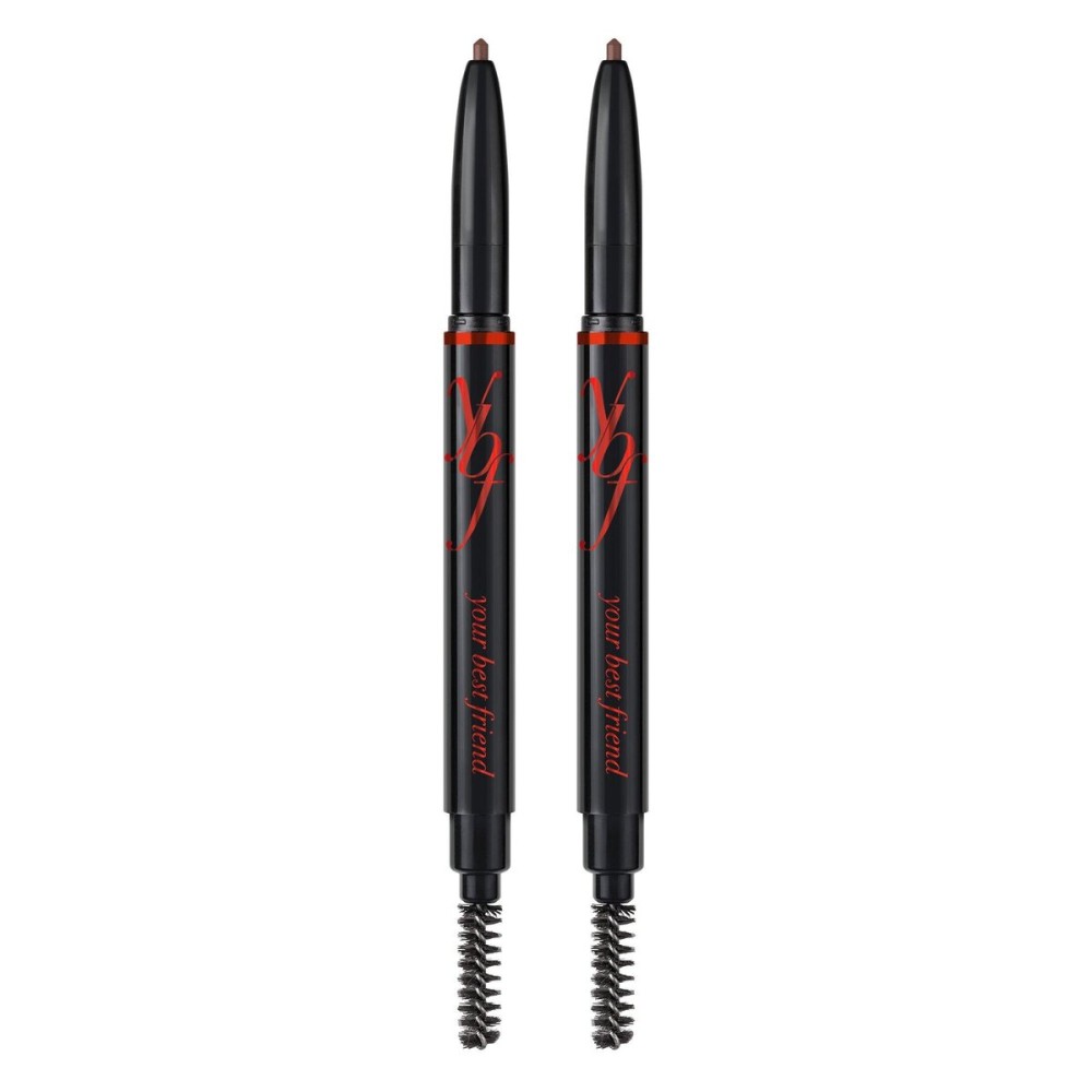 YBF Beauty Eyebrow Pencil - Universal Automatic Brow Pencil With Spoolie Brush - Perfect Eyebrow Makeup Shaper and Filler For Women - All Hair Colors & Skin Tones - Taupe Eyebrow Liner - 2 Pack YBF Beauty Eyebrow Pencil - Universal Automatic Brow Pencil With Spoolie Brush - Perfect Eyebrow Makeup Shaper and Filler For Women - All Hair Colors & Skin Tones - Taupe Eyebrow Liner - 2 Pack