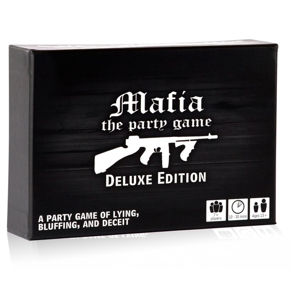 Apostrophe Games Mafia The Party Game Deluxe Edition - A Game of Lying, Bluffing and Deceit- Card Game, Adults and Teens - Board Game
