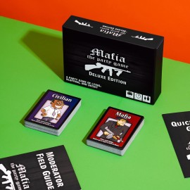 Apostrophe Games Mafia The Party Game Deluxe Edition - A Game of Lying, Bluffing and Deceit- Card Game, Adults and Teens - Board Game