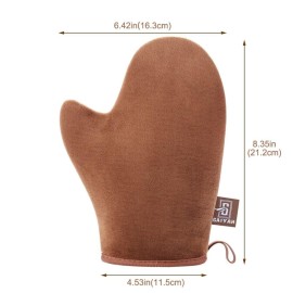 GAIYAH Self Tanning Mitt Applicator Self Tanner Mitt Applicator Tanning Mitts Self Tanner With Thumb Ultra Soft Tanning Glove For Self Tan Mitt Applicator GAIYAH Self Tanning Mitt Applicator Self Tanner Mitt Applicator Tanning Mitts Self Tanner With Thumb Ultra Soft Tanning Glove For Self Tan Mitt Applicator