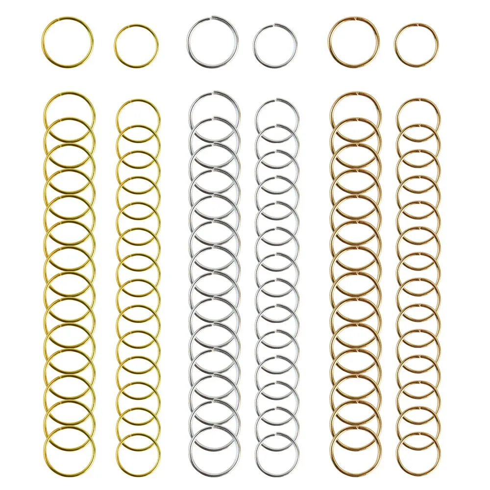 Nydotd 180 Pieces Hair Rings, Braid Rings, Loop Clips, and Hoops - 3 Colors, 2 Sizes, Women\'s Fashion Hip-Hop DIY Hair Clip Accessories for Dreadlocks Nydotd 180 Pieces Hair Rings, Braid Rings, Loop Clips, and Hoops - 3 Colors, 2 Sizes, Women\'s Fashion Hip-Hop DIY Hair Clip Accessories for Dreadlocks